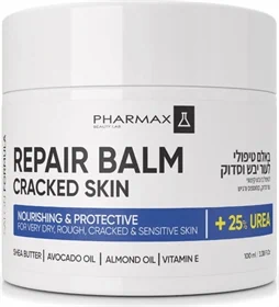 Pharmax קרם רגליים טיפולי לעור יבש וסדוק 100 מ''ל PHARMAX פארמקס