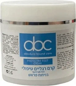 ABC קרם רגליים טיפולי ABC למניעת יובש בכף הרגל בניחוח פראש 250ML