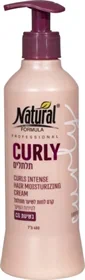 נטורל פורמולה קרם לחות לשיער מתולתל לטיפוח השיער בשיטת CG