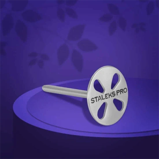 סטאלקס דיסק פדיקור מוארך 15 מ״מ + 5 מדבקות להחלפה