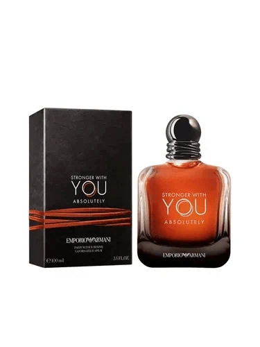 בושם לגבר ארמאני GIORGIO ARMANI STRONGER WITH YOU ABSOLUTELY 100 ML PARFUM ג'ורג'ו ארמני ג'ורג'יו ארמני
